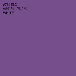 #764E8C - Affair Color Image