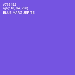 #7654E2 - Blue Marguerite Color Image