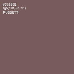 #765B5B - Russett Color Image