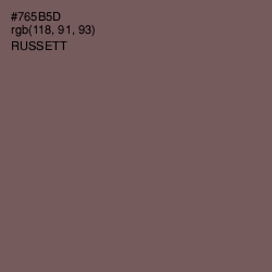 #765B5D - Russett Color Image