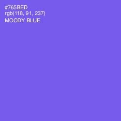 #765BED - Moody Blue Color Image