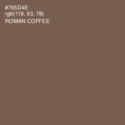 #765D4E - Roman Coffee Color Image