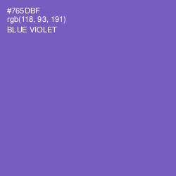 #765DBF - Blue Violet Color Image