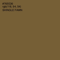 #765E36 - Shingle Fawn Color Image