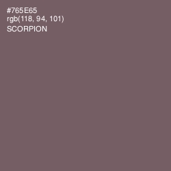 #765E65 - Scorpion Color Image