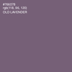 #766078 - Old Lavender Color Image