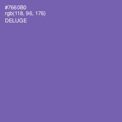 #7660B0 - Deluge Color Image