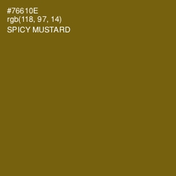 #76610E - Spicy Mustard Color Image