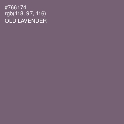 #766174 - Old Lavender Color Image
