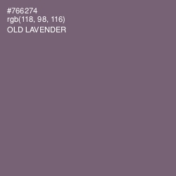 #766274 - Old Lavender Color Image