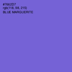 #7662D7 - Blue Marguerite Color Image