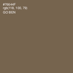 #76644F - Go Ben Color Image