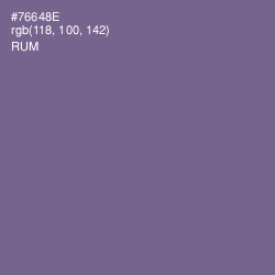 #76648E - Rum Color Image