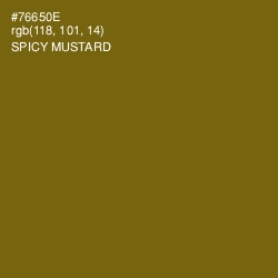 #76650E - Spicy Mustard Color Image