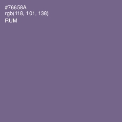 #76658A - Rum Color Image