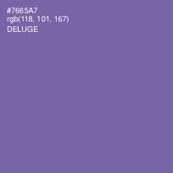 #7665A7 - Deluge Color Image