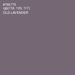 #766775 - Old Lavender Color Image
