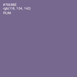 #76688E - Rum Color Image