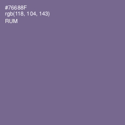 #76688F - Rum Color Image