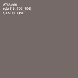 #766A68 - Sandstone Color Image