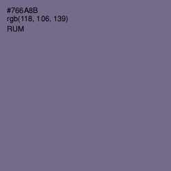 #766A8B - Rum Color Image