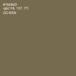 #766B4D - Go Ben Color Image