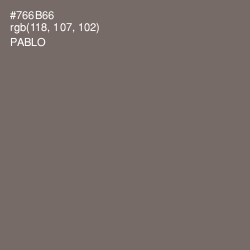 #766B66 - Pablo Color Image