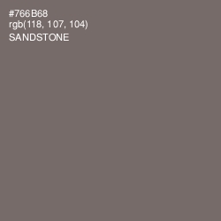 #766B68 - Sandstone Color Image