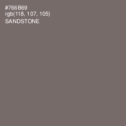 #766B69 - Sandstone Color Image