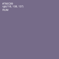 #766C89 - Rum Color Image
