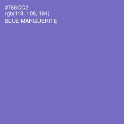 #766CC2 - Blue Marguerite Color Image