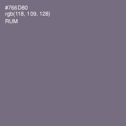 #766D80 - Rum Color Image