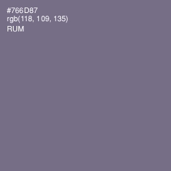 #766D87 - Rum Color Image