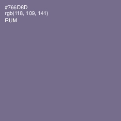 #766D8D - Rum Color Image