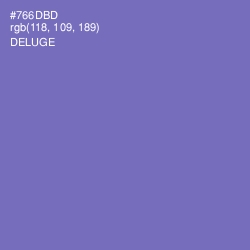 #766DBD - Deluge Color Image