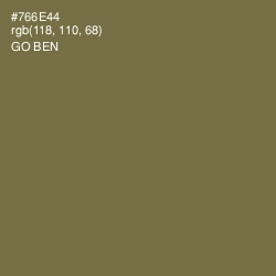 #766E44 - Go Ben Color Image