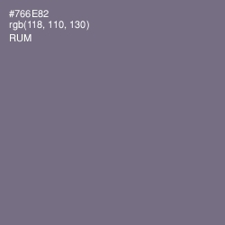 #766E82 - Rum Color Image