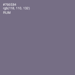 #766E84 - Rum Color Image