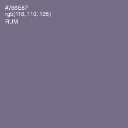 #766E87 - Rum Color Image