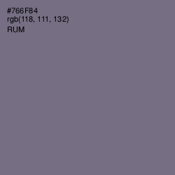 #766F84 - Rum Color Image