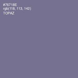 #76718E - Topaz Color Image