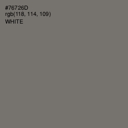 #76726D - Limed Ash Color Image