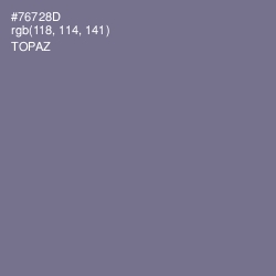 #76728D - Topaz Color Image