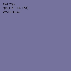 #76729E - Waterloo  Color Image