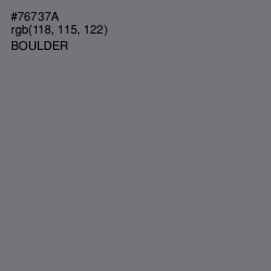 #76737A - Boulder Color Image