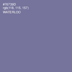 #76739D - Waterloo  Color Image