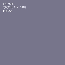 #76758C - Topaz Color Image