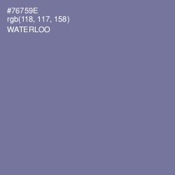 #76759E - Waterloo  Color Image