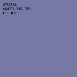 #7678A6 - Deluge Color Image