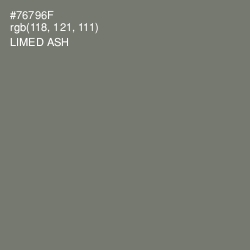 #76796F - Limed Ash Color Image